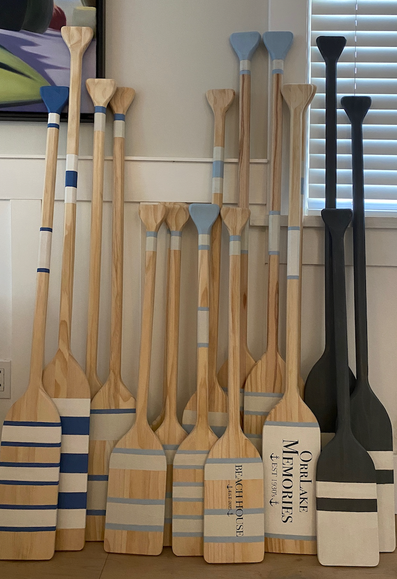 Custom Painted Paddles – Made Just for You by Domestic Objects