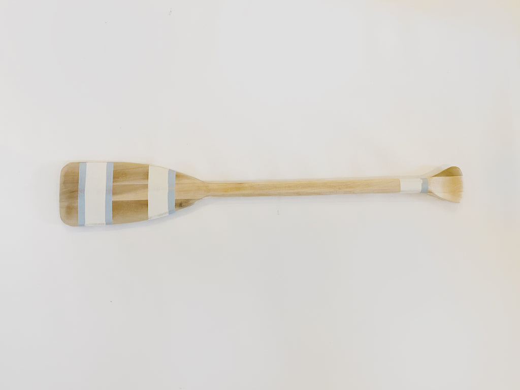 Painted Paddle | Decorative Oar | Coastal Beach House Wall Art | Vintage Inspired |