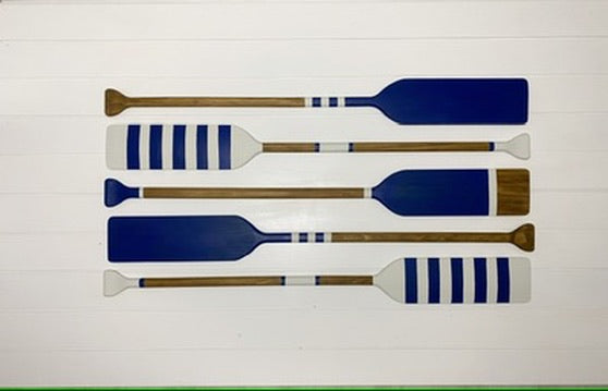 Custom Painted Paddles for a Yacht in Italy