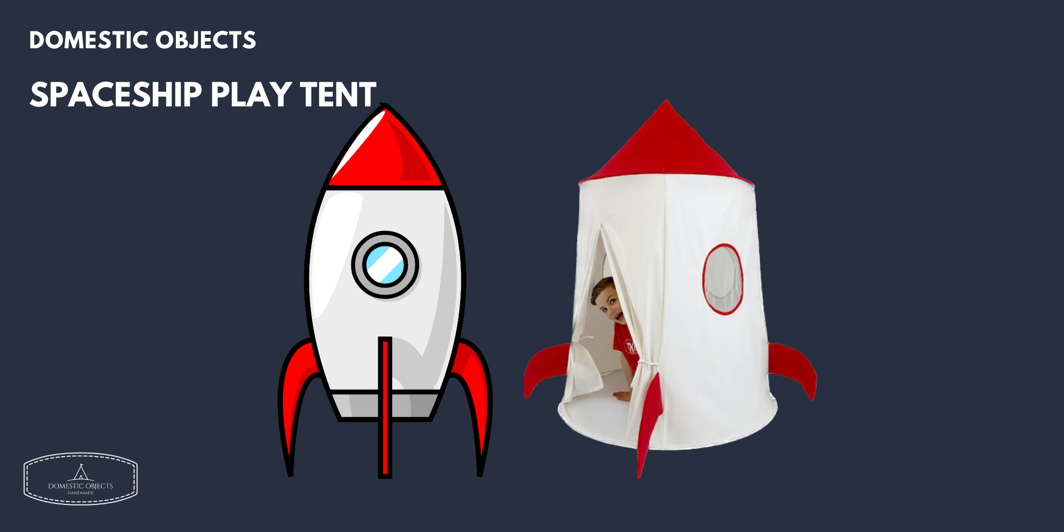 Spaceship Play Tent for Kids