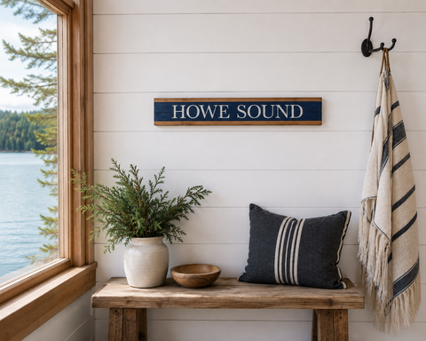 Personalized Cedar Cabin Sign