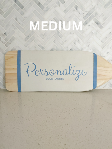 Custom Painted Paddles Featuring Your Family Name