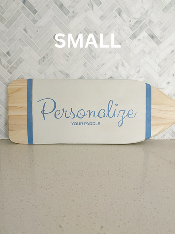 Custom Painted Paddles Featuring Your Family Name