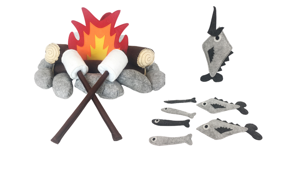 Stuffed campfire hot sale set